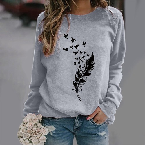 Ladies long sleeve sweatshirt - ladies,