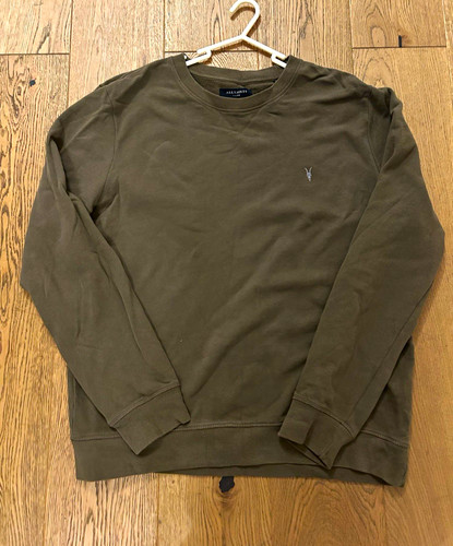Allsaints green crew neck - crew,