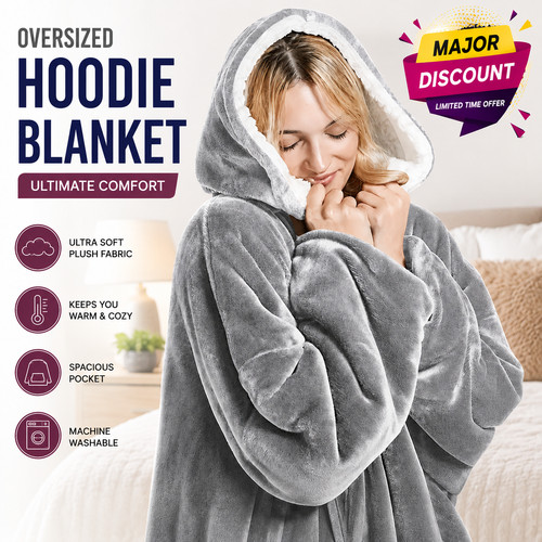 Oversized hoodie blanket - hoodie,
