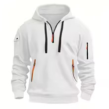 Men retro sweatshirt work half - men,