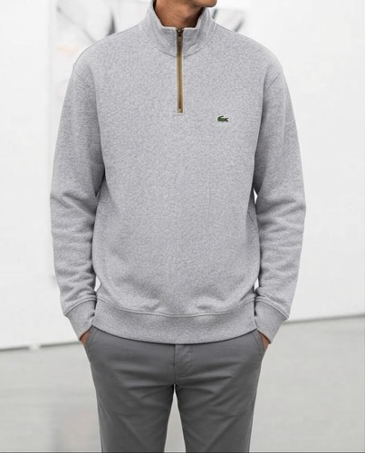 Lacoste zipped high neck - lacoste, mens