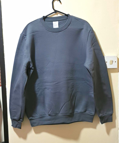 Unisex grey crew - crew, neck