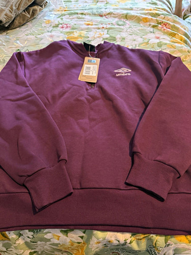 Umbro purple henley zip - umbro,