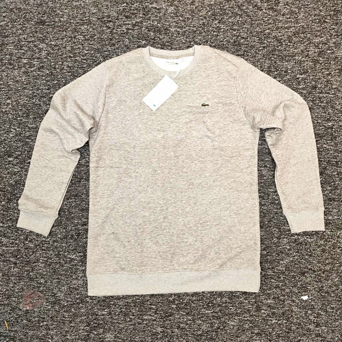 Lacoste grey crew - grey,