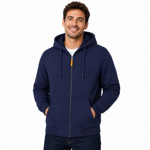 Men zip hoodie fleece - zip,