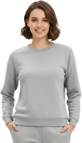 Womens ladies sweatshirt plain - womens,