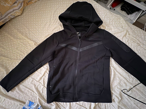 Nike men black full zip - black,