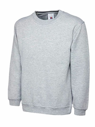 Ladies plain sweatshirt cotton - plain,