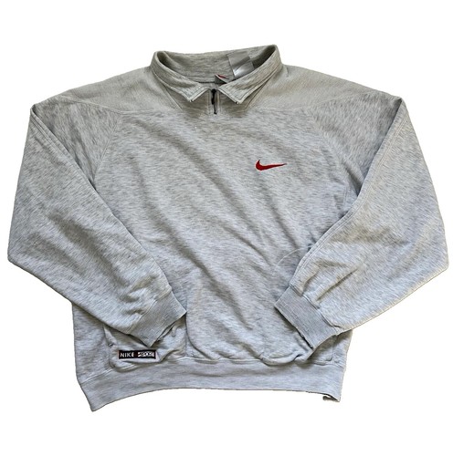 Nike sport grey zip - nike, 1/4