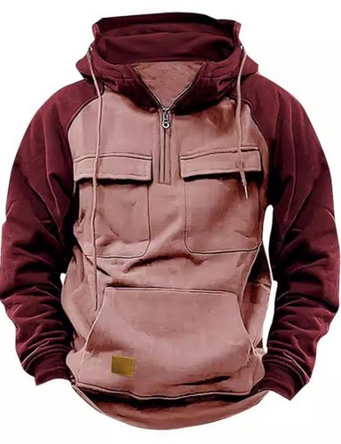 Mens cargo hoodies tops - hoodies, combat