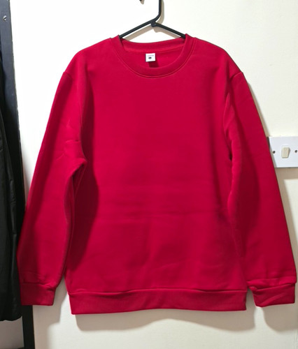 Unisex red crew - red,