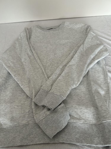 Grey jersey pullover crew - jersey,