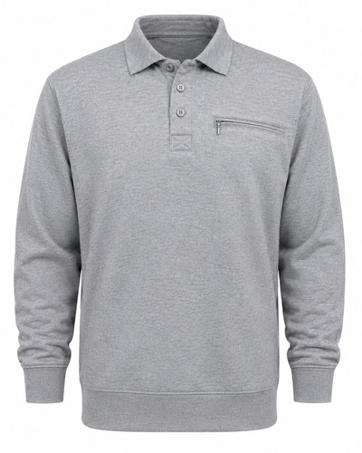 Mens long sleeve polo - sleeve,